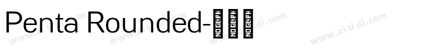 Penta Rounded字体转换